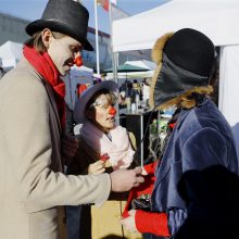 Naujojo turgaus šventę skelbė laikrodžio dūžiai