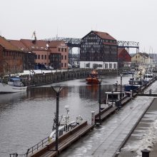 Klaipėdoje pakilo Pilies tiltas: to reikėjo Mikei Pūkuotukui