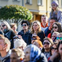 Teatro aikštę okupavo menininkai iš užsienio 