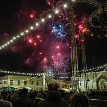 Klaipėdiečiai pasitiko Naujuosius – šampanas liejosi laisvai