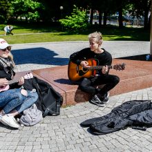 Gatvės muzika suskambo jūriškai nusiteikusioje Klaipėdoje