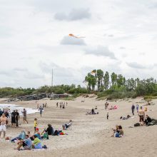 Prie šiaurinio molo – vandens sporto pamokos ir linksmybės