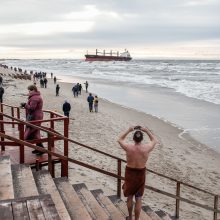 Netoli Klaipėdos uosto ant seklumos užplaukė laivas