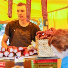 100-mečio obuolių šventė ūžė Gargžduose