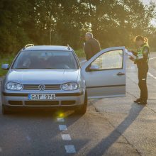 Policijos reiduose – sankcijos už girtumą ir viršytą greitį