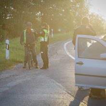 Policijos reiduose – sankcijos už girtumą ir viršytą greitį