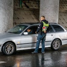 Policijos reidas Klaipėdoje: įkliuvo neblaivūs ir be vairuotojo pažymėjimų