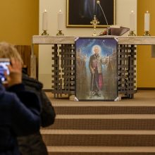 Į Klaipėdą atgabentos palaimintojo arkivyskupo relikvijos