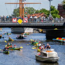 Laivų parado šventėje – sportiniai akcentai