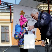 Vaikų pasirodymas Kaziuko mugėje