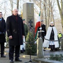 Iškilmingoje ceremonijoje pagerbti žuvusieji už Klaipėdos kraštą