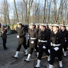 Iškilmingoje ceremonijoje pagerbti žuvusieji už Klaipėdos kraštą