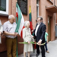 Atidengta Martyno Jankaus memorialinė lenta