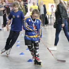 „Švyturio“ arenoje šurmuliavo sporto ir būrelių mugė