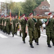 Nešdami kryžių kariai nužygiuos iš Klaipėdos į Kryžių kalną