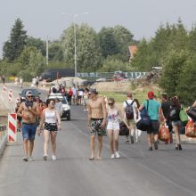 Karklėje – festivalininkų apgultis