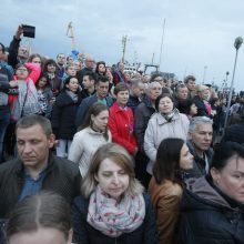 Laivų paradas sudrebino Klaipėdą