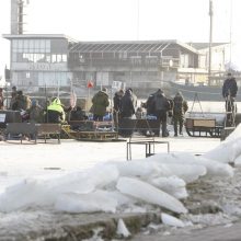 Žūklės malonumai – ant Kuršių marių ledo