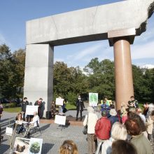 Klaipėdos žalieji dėl medžių kirtimo tikisi susitikti su S. Skverneliu