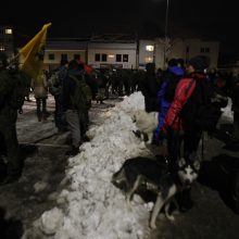 Sukilėlių keliais žengė tūkstantinė minia