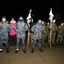 Sukilėlių keliais žengė tūkstantinė minia