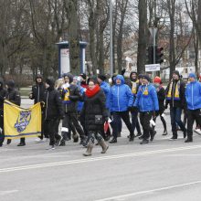 Klaipėdoje suplevėsavo Europos sporto vėliava