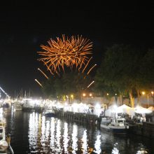 Jubiliejinės Jūros šventės dangų nušvietė įspūdingi fejerverkai