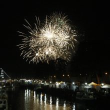 Jubiliejinės Jūros šventės dangų nušvietė įspūdingi fejerverkai