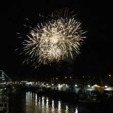 Jubiliejinės Jūros šventės dangų nušvietė įspūdingi fejerverkai