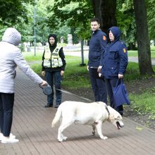 Prevencinė akcija Klaipėdoje: šunų savininkus skatino būti atsakingus