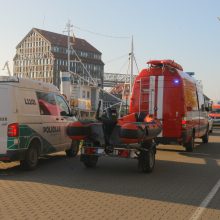 Gautas pranešimas apie Dangėje pastebėtą skenduolį