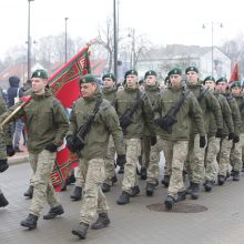 Vasario 16-oji Klaipėdoje – pakili ir džiaugsminga