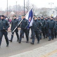 Vasario 16-oji Klaipėdoje – pakili ir džiaugsminga