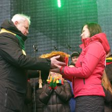 Vasario 16-oji Klaipėdoje – pakili ir džiaugsminga