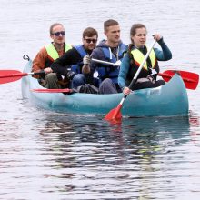 Kauniečiai leidosi kultūringais upių maršrutais