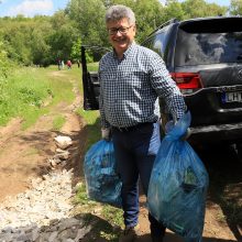 Švarinimo akcija: iš Jiesios upės traukė net lovą 