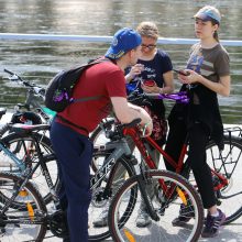 Kauniečius subūrė smagi pramoga – žaidimas „Įmink Kauną“