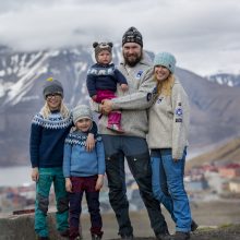 Ypatingas: Rimantė su vyru Yngve Svalbarde praleido keturiolika metų. Salynas pirmaisiais namais tapo ir juodviejų atžaloms – vienuolikmečiam Magnusui, septynmečiam Edvardui ir dvimetei Heddai. 