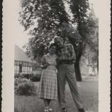 Akimirka: 1952 m. su Resi Feldkirch, Austrija.