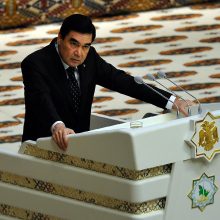 Turkmėnijos prezidentas veikiausiai ruošiasi perduoti postą sūnui