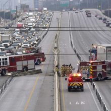 Žiemos audros pasekmės Teksase: susidūrus 130 automobilių, žuvo šeši žmonės