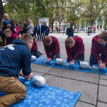 Jaunimas mokėsi pirmosios pagalbos gudrybių