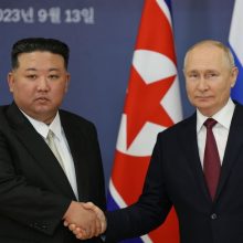V. Putinas ir Kim Jong Unas aptarė Šiaurės Korėjos piliečio siuntimą į kosmosą