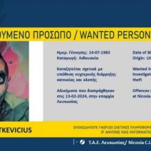 Kipro policija ieško lietuvio su išskirtinėmis tatuiruotėmis: kaltinamas vagyste ir įsilaužimu
