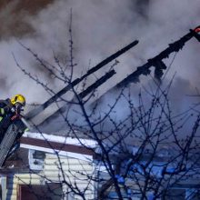Per gaisrą Vilniaus rajone nukentėjo vyras