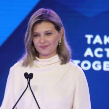 Ukrainos pirmoji ponia JT: padėkite sugrąžinti namo pagrobtus vaikus
