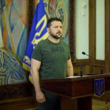 Šaltiniai: V. Zelenskis kitą savaitę turi apsilankyti Vašingtone