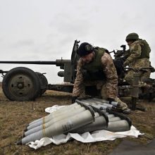 „Spiegel“: Ukrainos ginkluotųjų pajėgų turimos sviedinių atsargos baigsis ne vėliau kaip birželį
