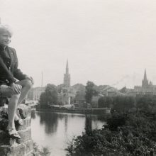 Žvilgsnis į Klaipėdą nuo pilies bastiono. Maždaug XX a. 4 dešimtmetis. M. Kulčinskajos rinkinys.