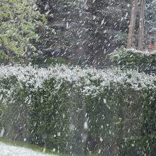 Orų siurprizas Lietuvoje: pranešama apie sniegą ir perkūniją